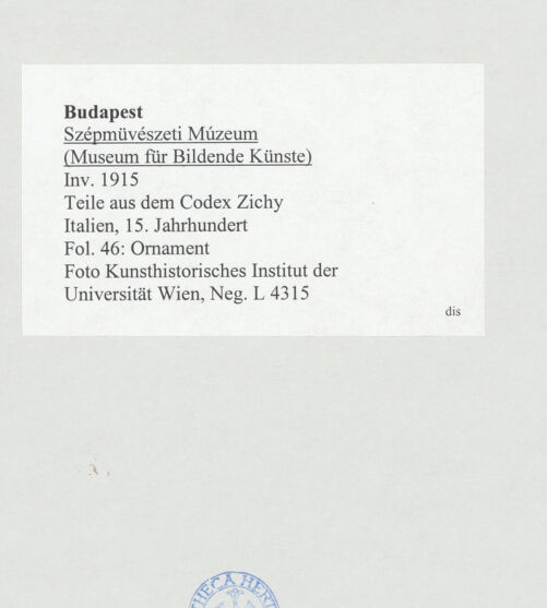 Rückseite von bh511593_recto