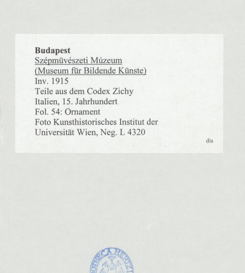 Rückseite von bh511595_recto