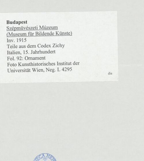 Rückseite von bh511602_recto