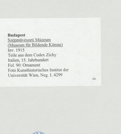 Rückseite von bh511604_recto