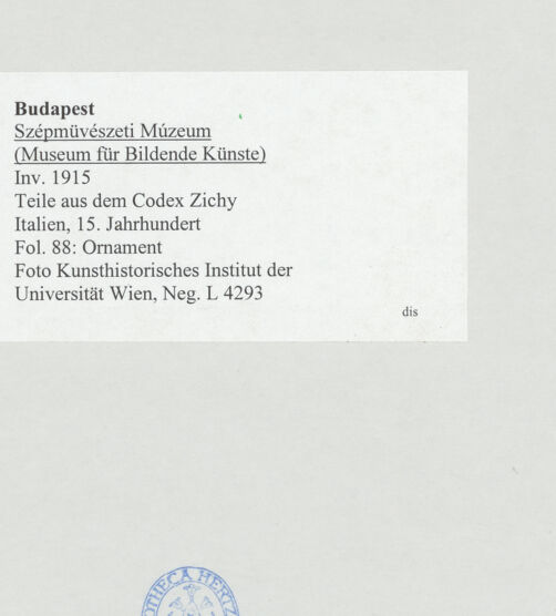 Rückseite von bh511607_recto