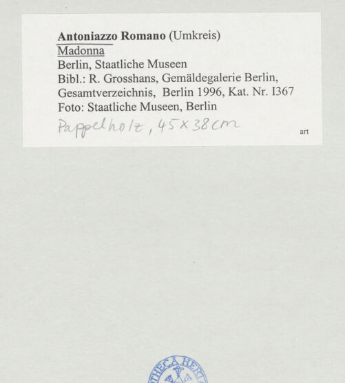 Rückseite von bh511642_recto