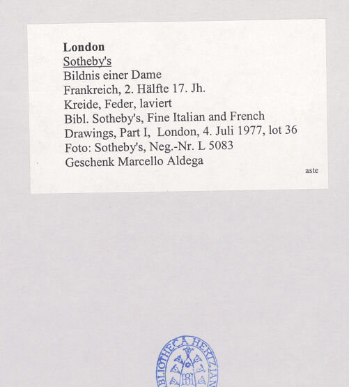 Rückseite von bh511783_recto