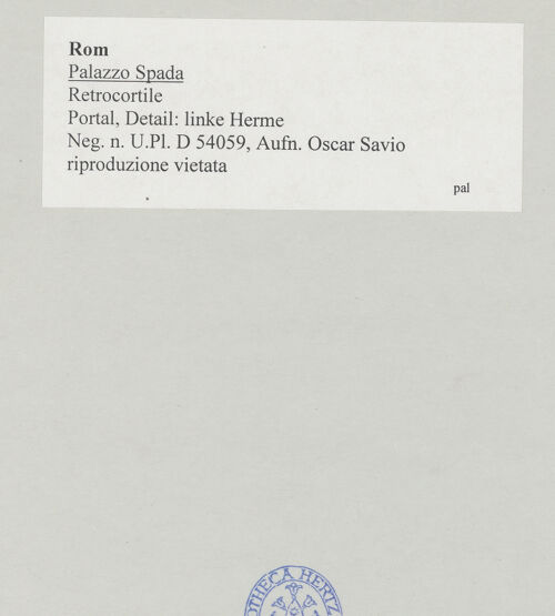 Rückseite von bh512559_recto