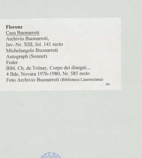 Rückseite von bh513448_recto