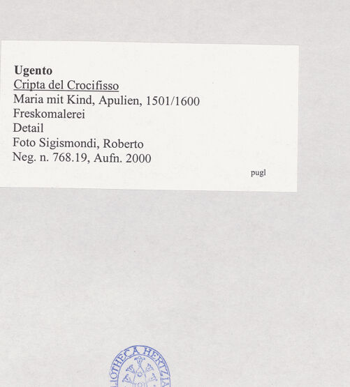 Rückseite von Sigismondi, Roberto [https://www.deutsche-digitale-bibliothek.de/content/lizenzen/rv-fz/] Maria mit Kind - Detail, bh514980_recto. Foto: Sigismondi, Roberto.