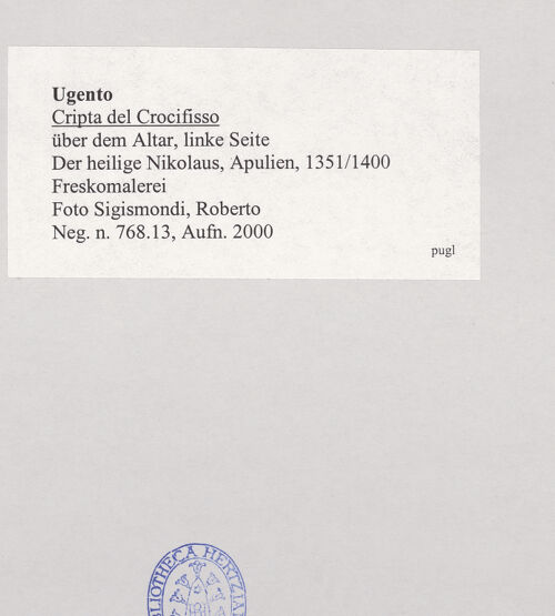 Rückseite von Sigismondi, Roberto [https://www.deutsche-digitale-bibliothek.de/content/lizenzen/rv-fz/] Der heilige Nikolaus - , bh514983_recto. Foto: Sigismondi, Roberto.