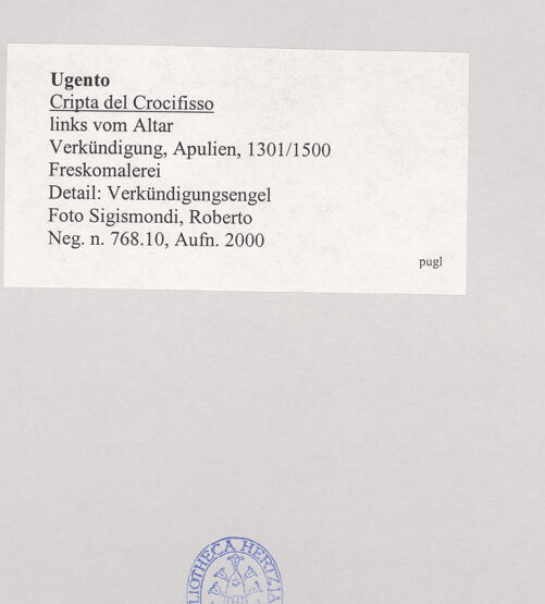 Rückseite von Sigismondi, Roberto [https://www.deutsche-digitale-bibliothek.de/content/lizenzen/rv-fz/] Verkündigung - Detail: Verkündigungsengel, bh514986_recto. Foto: Sigismondi, Roberto.