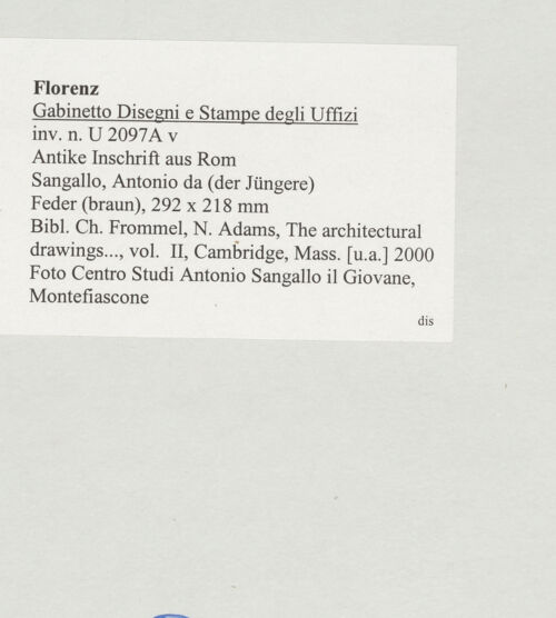 Rückseite von bh515253_recto