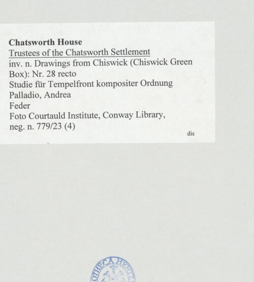 Rückseite von bh515475_recto