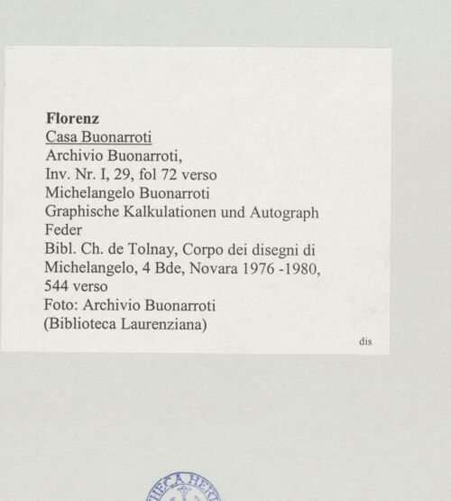 Rückseite von bh515559_recto