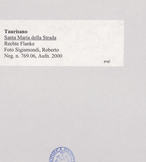 Rückseite von Sigismondi, Roberto [http://creativecommons.org/licenses/by-nc-sa/4.0/] Santa Maria della Strada - Südflanke von Süden, bh515679_recto. Foto: Sigismondi, Roberto.