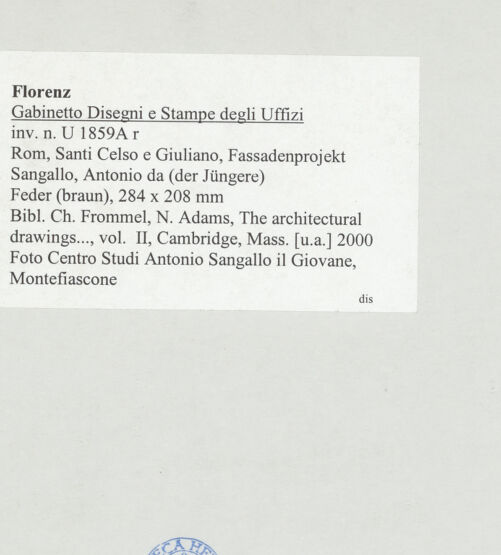 Rückseite von bh516072_recto