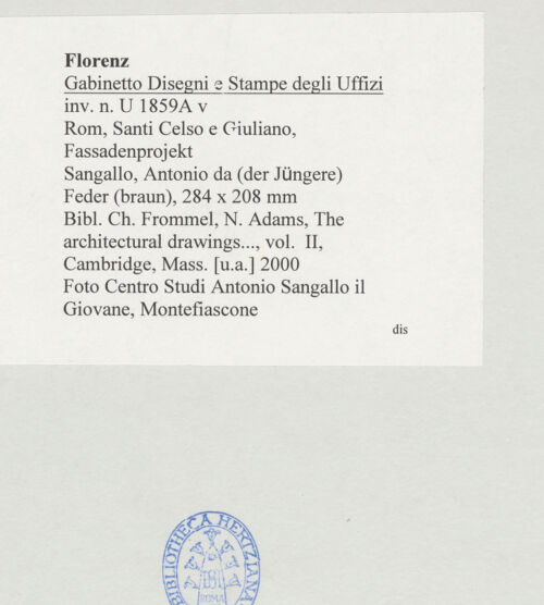 Rückseite von bh516073_recto