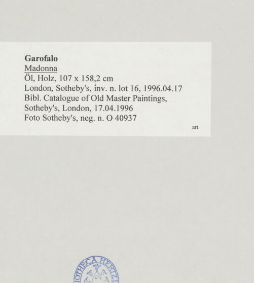 Rückseite von bh516081_recto