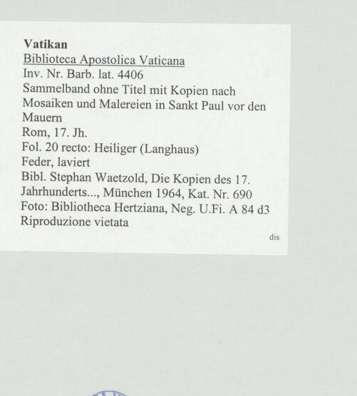 Rückseite von bh516128_recto