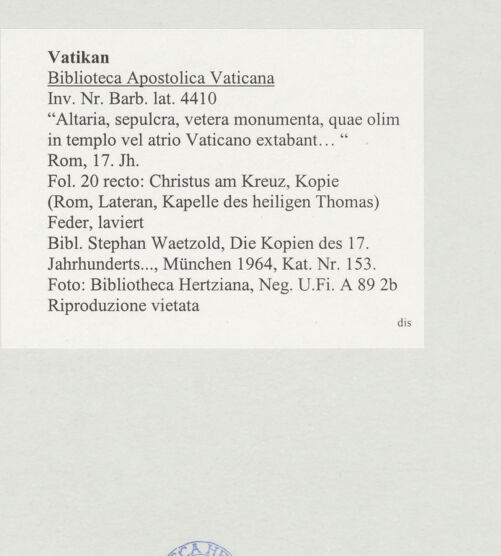 Rückseite von bh516145_recto