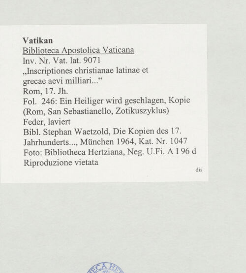 Rückseite von bh516149_recto