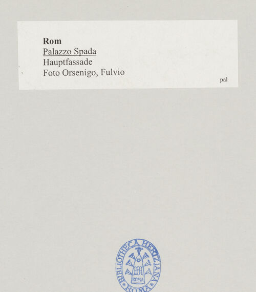 Rückseite von bh516264_recto