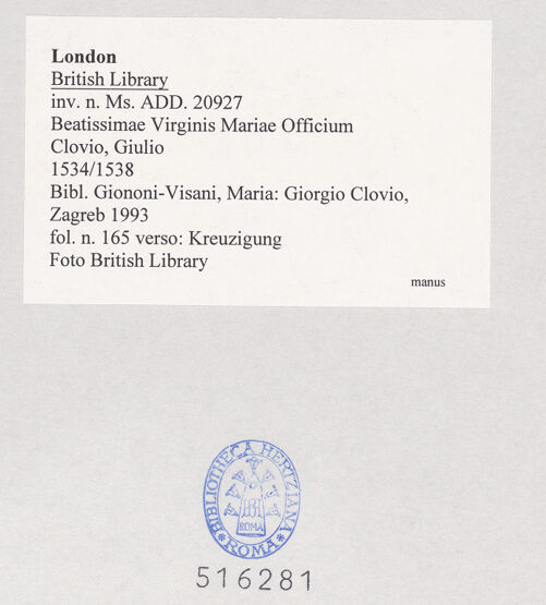 Rückseite von bh516281_recto