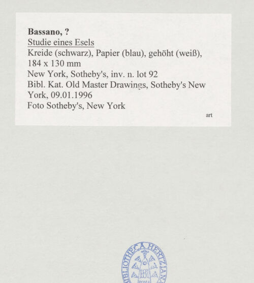 Rückseite von bh516461_recto