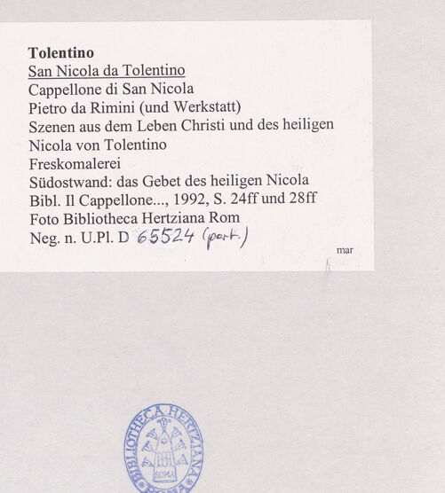 Rückseite von bh516564_recto