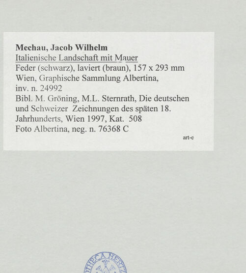 Rückseite von bh517082_recto