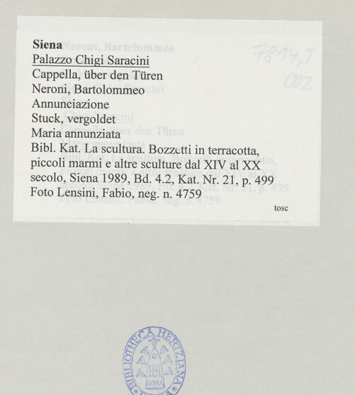 Rückseite von bh518364_recto