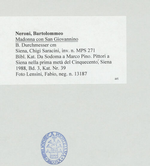 Rückseite von bh518525_recto