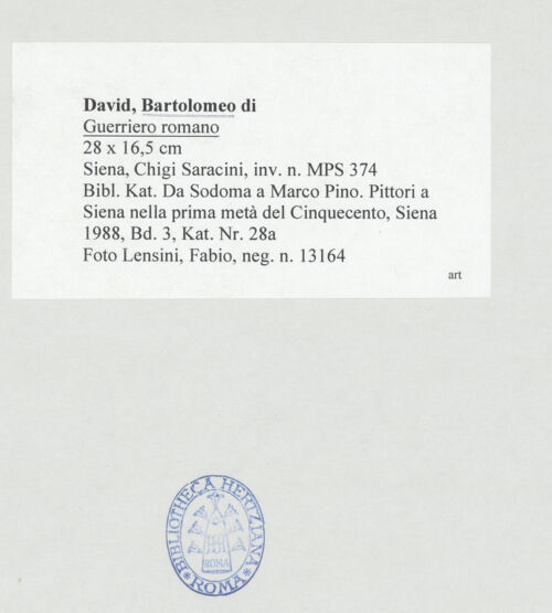 Rückseite von bh518543_recto