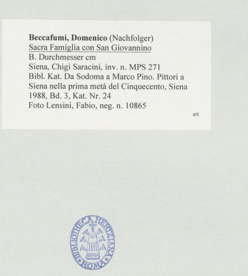 Rückseite von bh518548_recto