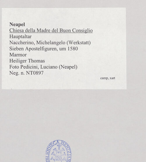 Rückseite von Pedicini, Luciano [https://www.deutsche-digitale-bibliothek.de/content/lizenzen/rv-ez/] ApostelfigurenHeiliger Thomas - Gesamtansicht, bh518930_recto. Foto: Pedicini, Luciano.