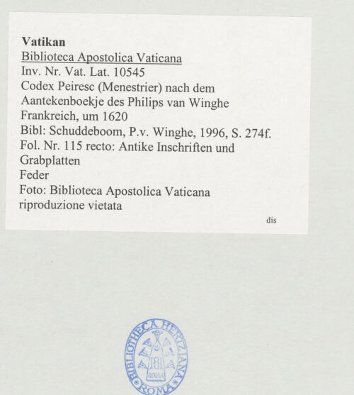 Rückseite von bh520160_recto