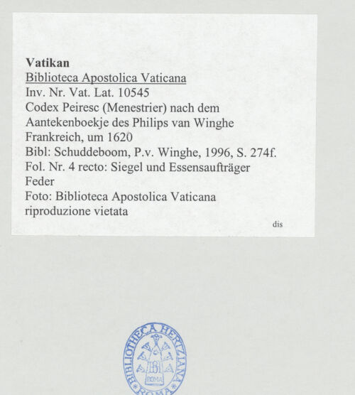 Rückseite von bh520955_recto