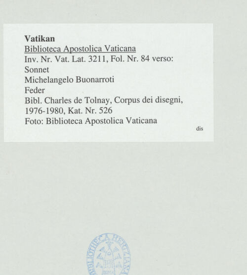 Rückseite von bh525501_recto