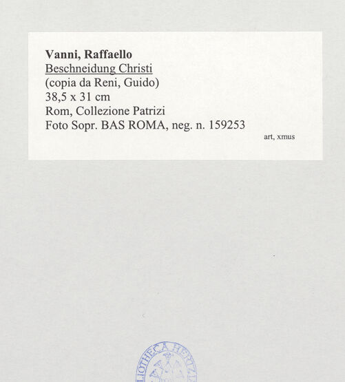 Rückseite von bh526054_recto