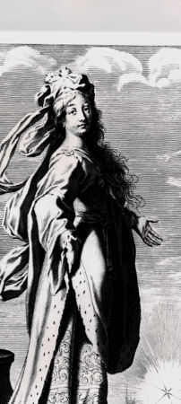 Rückseite von Istituto Nazionale per la Grafica [http://creativecommons.org/publicdomain/mark/1.0/] Die zwölf SibyllenTafel 5: "Sibille Delphique" - , bh527082. Foto.