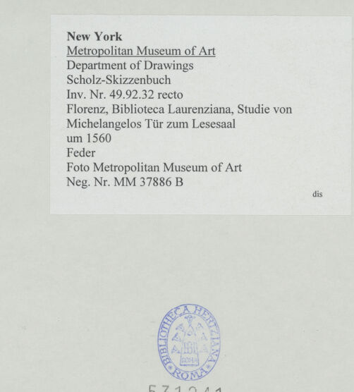 Rückseite von bh531241_recto