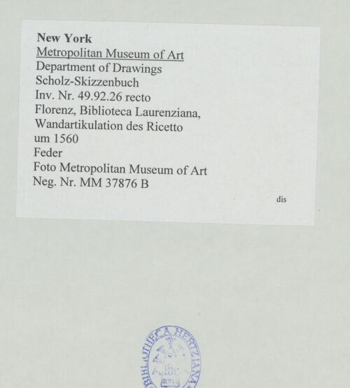 Rückseite von bh531301_recto