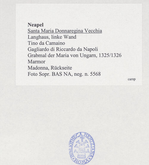 Rückseite von Sopr. BAS NA [https://www.deutsche-digitale-bibliothek.de/content/lizenzen/rv-ez/] Grabmal der Königin Maria von Ungarn - Madonna, Rückseite, bh532468_recto. Foto.