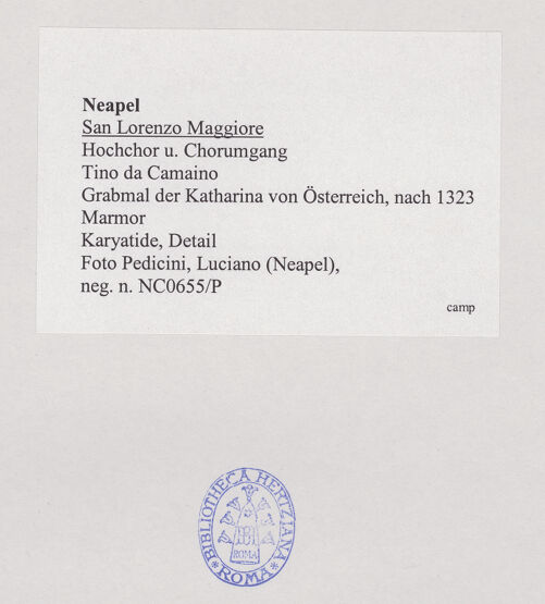 Rückseite von Pedicini, Luciano [https://www.deutsche-digitale-bibliothek.de/content/lizenzen/rv-ez/] Grabmal der Katharina von Österreich - Caritas, Detail: Gesicht, bh532485_recto. Foto: Pedicini, Luciano.