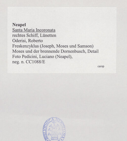 Rückseite von Pedicini, Luciano [https://www.deutsche-digitale-bibliothek.de/content/lizenzen/rv-ez/] Geschichten von Joseph, Moses und SamsonGeschichten von Moses - Detail, Moses kniet vor dem brennenden Dornbusch, bh532503_recto. Foto: Pedicini, Luciano.