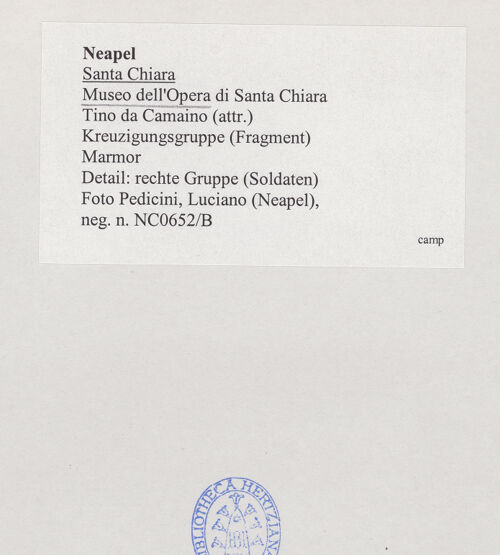 Rückseite von Pedicini, Luciano [https://www.deutsche-digitale-bibliothek.de/content/lizenzen/rv-ez/] Kreuzigung - Detail: Soldaten (rechte Gruppe), bh532632_recto. Foto: Pedicini, Luciano.