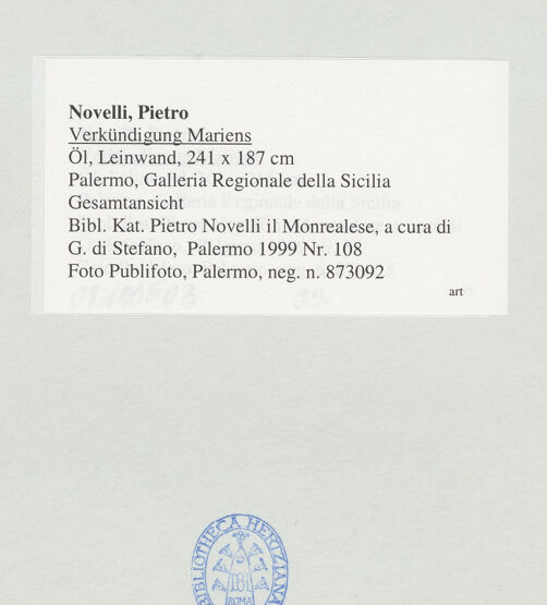 Rückseite von bh533255_recto