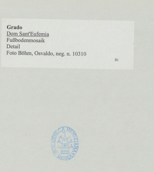 Rückseite von Böhm [https://www.deutsche-digitale-bibliothek.de/content/lizenzen/rv-ez/] Fußboden des Mittelschiffes - Linke Seite, Detail, bh533484_recto. Foto: Böhm, Osvaldo.