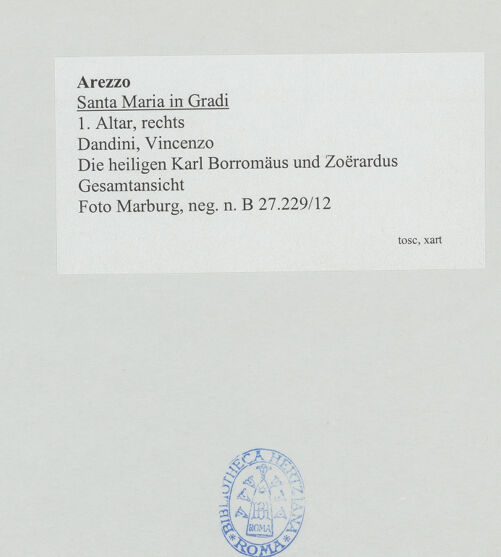 Rückseite von Foto Marburg [https://www.deutsche-digitale-bibliothek.de/content/lizenzen/rv-ez/] Die heiligen Karl Borromäus und Andrea Zoerard - Gesamtansicht, bh534218_recto. Foto: Gloc, Jan.