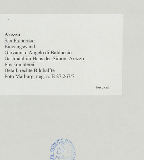 Rückseite von Foto Marburg [https://www.deutsche-digitale-bibliothek.de/content/lizenzen/rv-ez/] VotivbilderGastmahl im Haus des Simon - Detail, rechte Bildhälfte, bh534524_recto. Foto: Gloc, Jan.