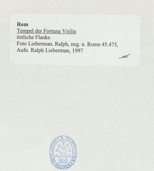 Rückseite von bh534712_recto