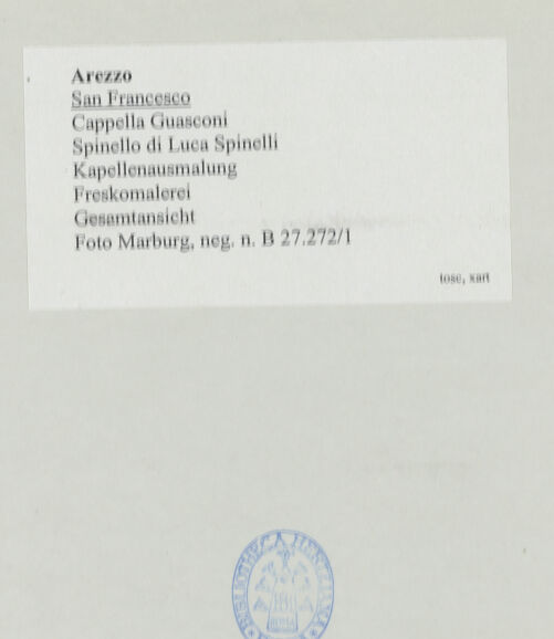 Rückseite von Foto Marburg [https://www.deutsche-digitale-bibliothek.de/content/lizenzen/rv-ez/] Szenen aus dem Leben des heiligen Ägidius und aus der Legende des Erzengels Michael; Propheten und Heiligen - Gesamtansicht, bh535181_recto. Foto: Gloc, Jan.