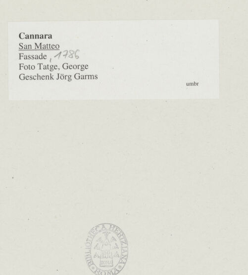 Rückseite von bh537645_recto